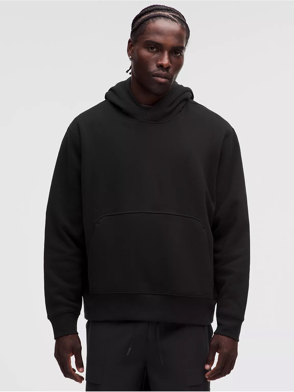 lululemon athletica Black Pullover Steady State Hoodie